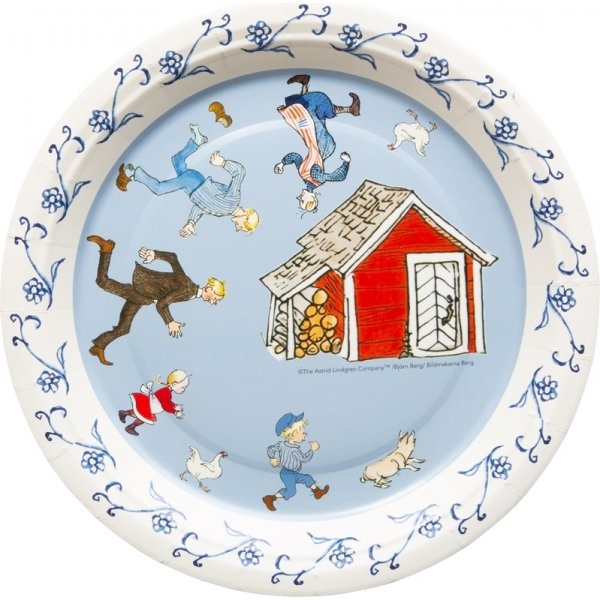 Papirtallerkener - Emil i Lnneberga - 8-pakning