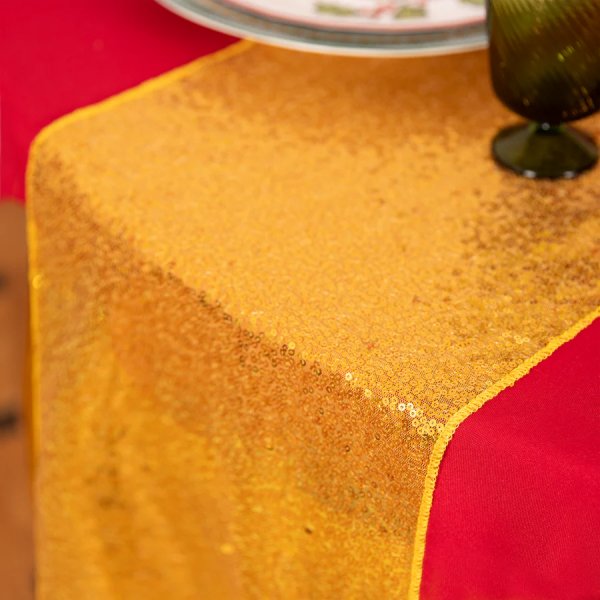 Lper - Glitrende gull - 200x28 cm