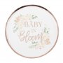 Papptallrikar - Baby in Bloom