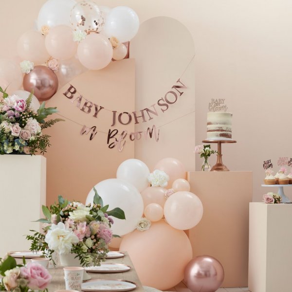 Bånd - Vordende mamma - Baby i blomst Bånd - Vordende mamma - Baby i blomst