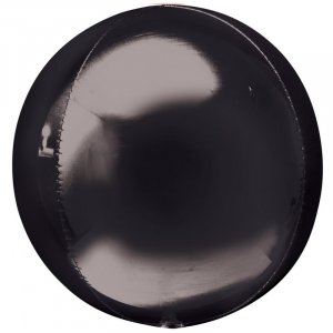Folieballong - Ball - Svart Folieballong - Ball - Svart
