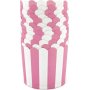 Stabile muffinsformer - Lys rosa/Hvit - 12 stk Stabile muffinsformer - Lys rosa/Hvit - 12 stk