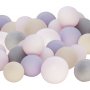 Ballongmiks - Lilla/rosa/gr�/beige - �12 cm - 40 stk