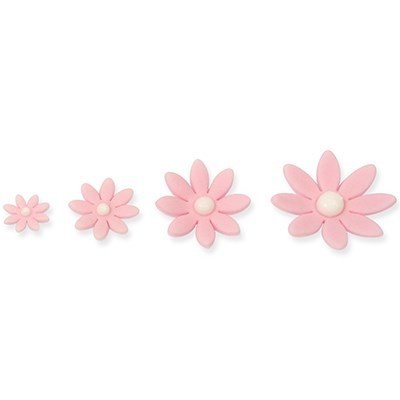 Kakeformer - 4-pakning - Blomster - PME