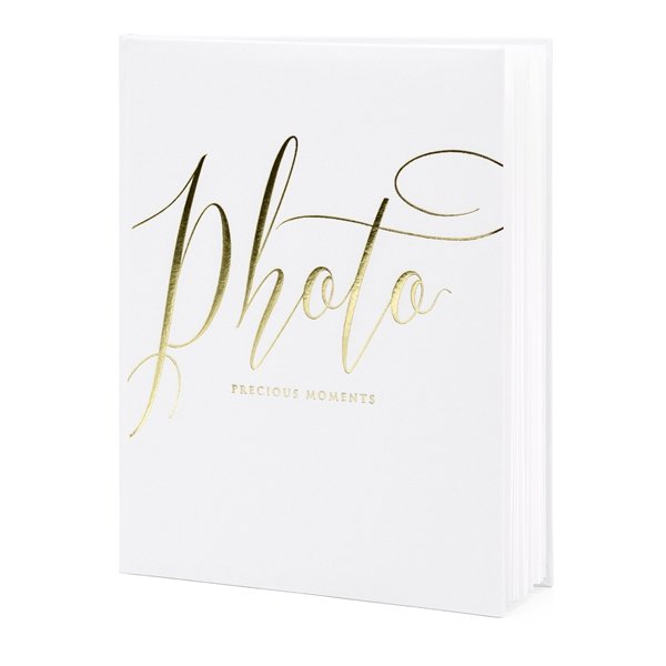 Fotoalbum - Precious moments - Hvit/Gull