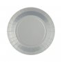 Papptallerkener - Sølv - 22,5 cm - 10-pakning Papptallerkener - Sølv - 22,5 cm - 10-pakning