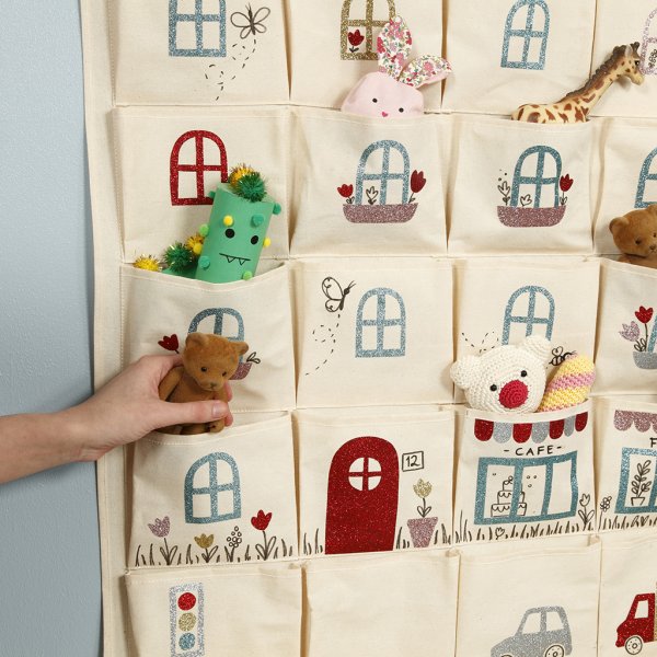 Adventskalender - Hengende med 24 lommer - Natur