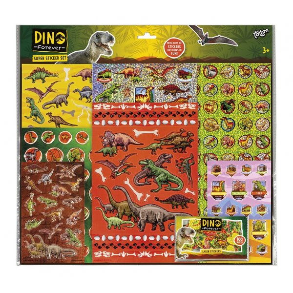 Klistremerker - Dinosaurer - Sett Klistremerker - Dinosaurer - Sett