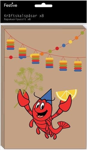 Krepsskallpose – 8-pakning – Krepsdiskfolding, Krepsfest