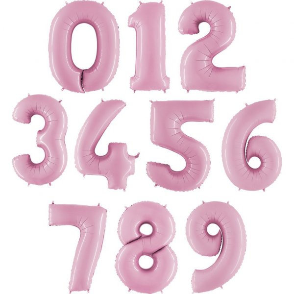 Tallballong - Lys rosa - 1 m