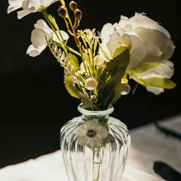 Glassvase - Ø7,5 x 10,5 cm / 180 ml Glassvase - Ø7,5 x 10,5 cm / 180 ml