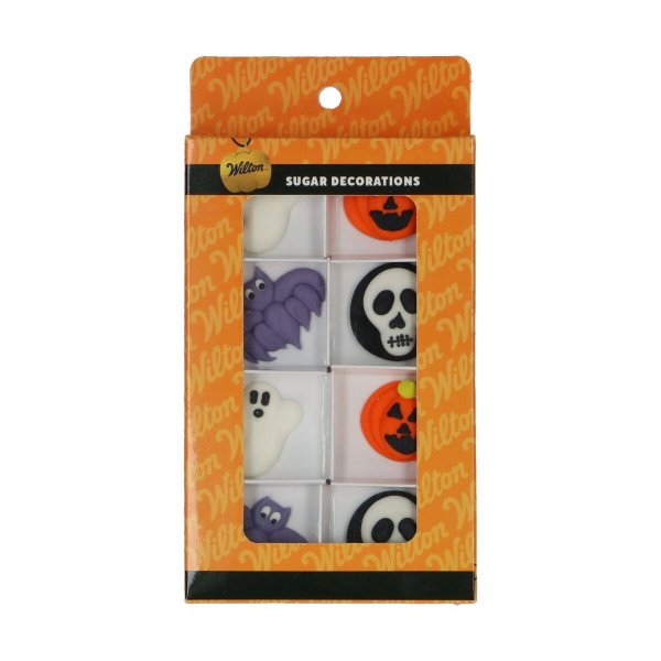 Sukkerdekorasjon Klassisk Halloween - 8-pakning