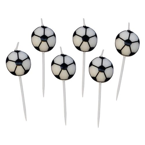 Kakelys - Fotballer - 6 stk Kakelys - Fotballer - 6 stk