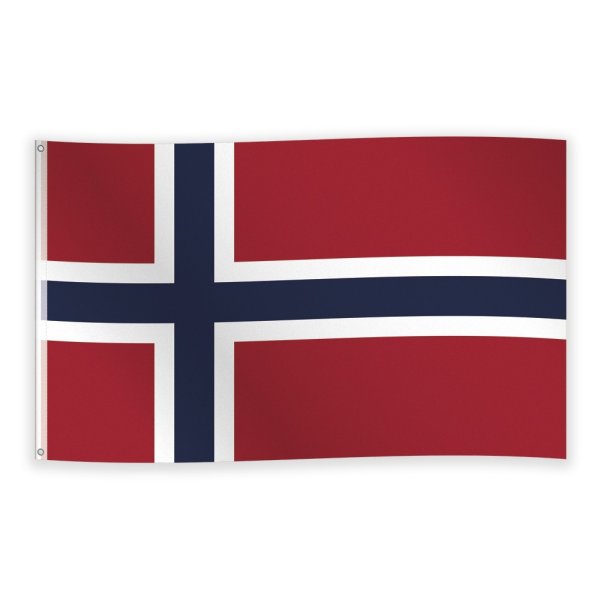 Flagg - Stoff - Norge - 90x150 cm Flagg - Stoff - Norge - 90x150 cm