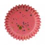 Muffinsformer - Folie - Rød/Gull sprut - 30-pakning Muffinsformer - Folie - Rød/Gull sprut - 30-pakning