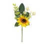 Kunstig blomsterbukett - 15 cm