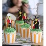 Stabila muffinsformar - Randiga - Orange