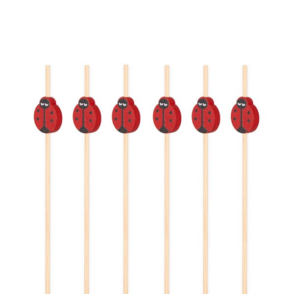 Snackpinner/Drikkepinner - Marih�ner - 12 cm - 25 stk