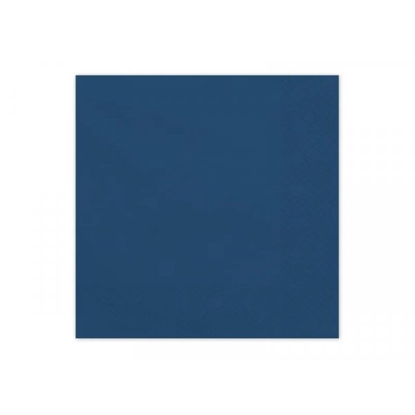 Servietter - Marinebl� - 20-pakning