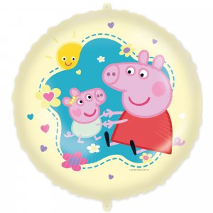 Folieballong - Greta Gris - Gul - 46 cm Folieballong - Greta Gris - Gul - 46 cm