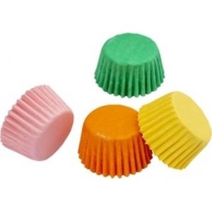 Mini muffinsformer/store muffinsformer - Assorterte farger - 200-pakning Mini muffinsformer/store muffinsformer - Assorterte farger - 200-pakning