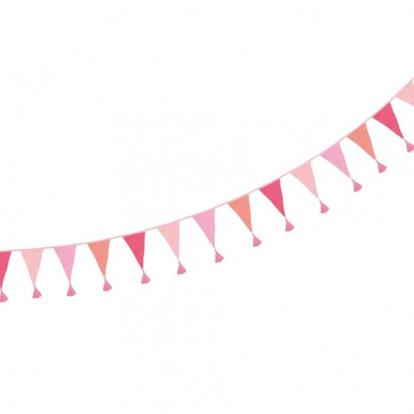 Vimpel - Vi elsker rosa - Dusker Vimpel - Vi elsker rosa - Dusker