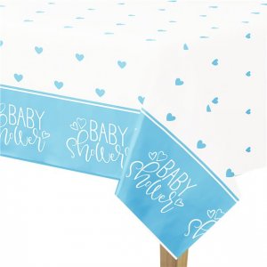 Duk - Babyshower - Bl� hjerter