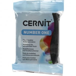 Cernit-leire - 56 g - Svart