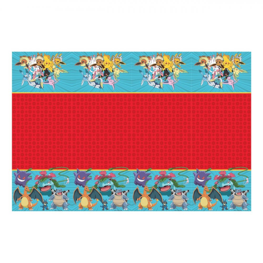 Duk Pokémon 120x180cm – Duker til fester, Duker og løpere til fester
