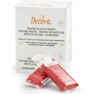 Sukkerpasta - Rød - Decora - 100 g Sukkerpasta - Rød - Decora - 100 g