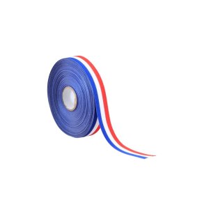 Bånd - Rød/Hvit/Blå - 2 cm bredt - 10 Bånd - Rød/Hvit/Blå - 2 cm bredt - 10