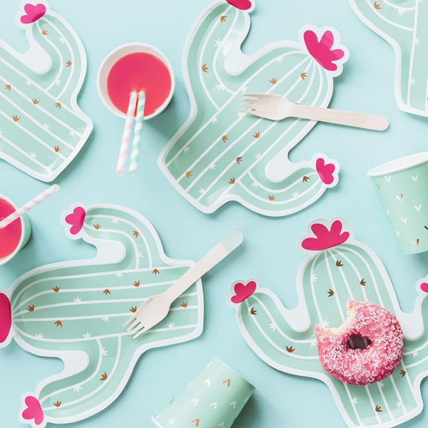 Papptallerkener - Lalala Llama - 6-pakning