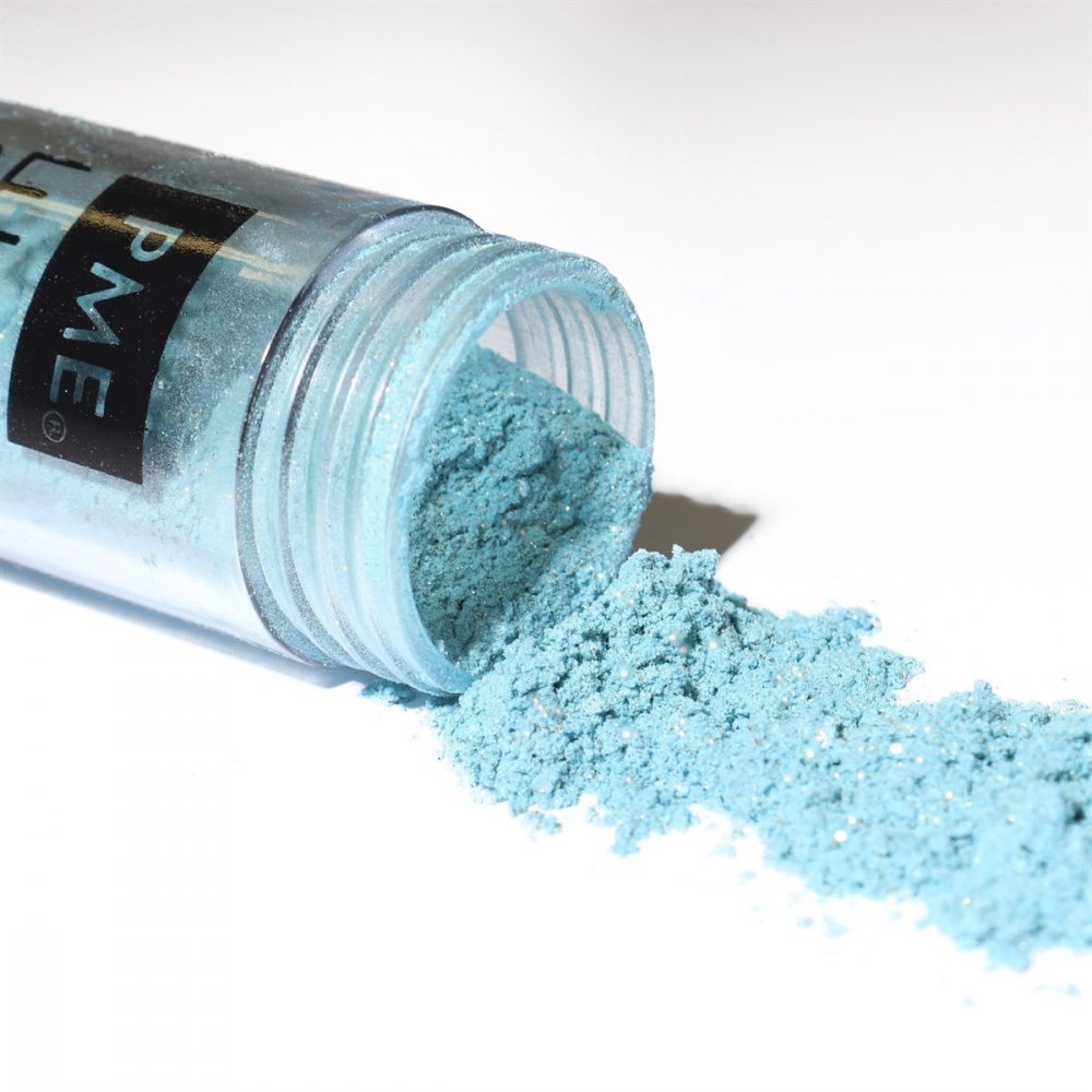 Spiselig glitter - Lys blå - Spiselig glanssnø - PME - 10 g - Spiselig glitter, Sprinkles