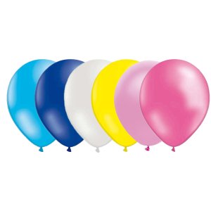 Ballonger - Metalliske - Mix - 10-pakning Ballonger - Metalliske - Mix - 10-pakning
