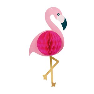 Bikakedekorasjon - Flamingo - 52x24 cm Bikakedekorasjon - Flamingo - 52x24 cm