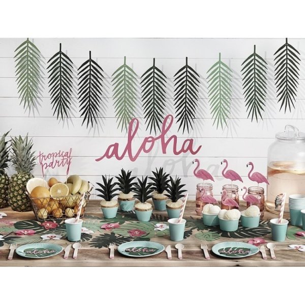 Girlander - Aloha - Tropiske blader - 1,25 m Girlander - Aloha - Tropiske blader - 1,25 m