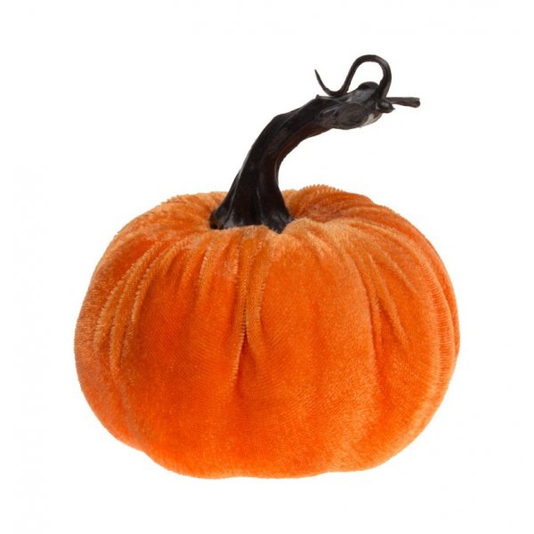 Dekorativt gresskar - Flyel - 10 cm