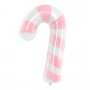 Folieballong - Candy Candy - Rosa/Hvit Folieballong - Candy Candy - Rosa/Hvit