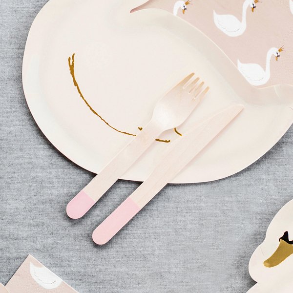 Trebestikk - Lys rosa Trebestikk - Lys rosa