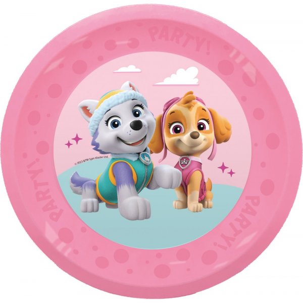 Gjenbrukbare tallerkener - Paw Patrol - Skye & Everest - 4-pakning Gjenbrukbare tallerkener - Paw Patrol - Skye & Everest - 4-pakning