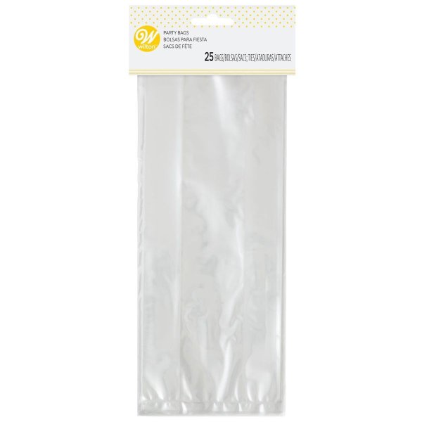 Cellofanposer - 10 x 23 cm - 25-pakning - Wilton Cellofanposer - 10 x 23 cm - 25-pakning - Wilton