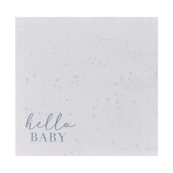 Servietter - Hello Baby - 16-pakning Servietter - Hello Baby - 16-pakning