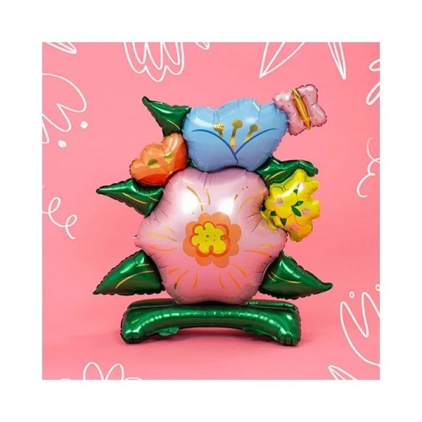 Folieballong - Blomster - 86 x 80,5 cm Folieballong - Blomster - 86 x 80,5 cm