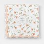 Servietter - Blomster - Lavendelbl� - 16-pakning