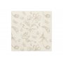 Servietter - Blomster - Beige - 12-pakning Servietter - Blomster - Beige - 12-pakning