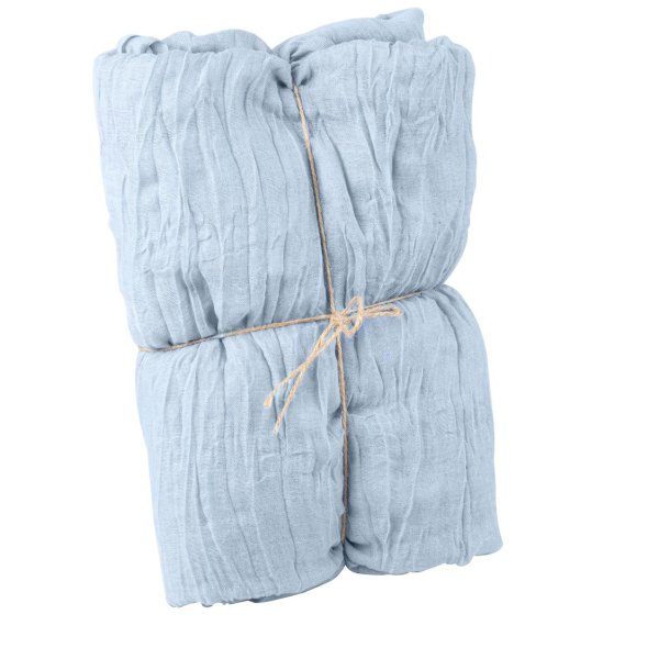 Stoffl�per - Lys bl� - 90 cm x 3 m