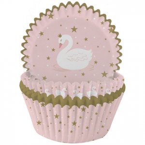 Cupcake-former - Svanefest - 75-pakning Cupcake-former - Svanefest - 75-pakning