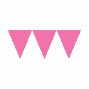Vimpel - knallrosa