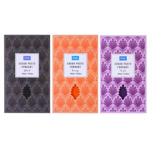 Sukkerpastapakke - Halloween - 3 farger - 750g - PME
