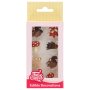 Funcakes - Sukkerdekorasjoner - Høstdyr - 6 stk Funcakes - Sukkerdekorasjoner - Høstdyr - 6 stk